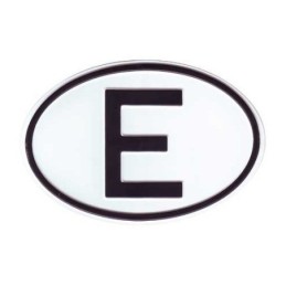 plaque 'E'