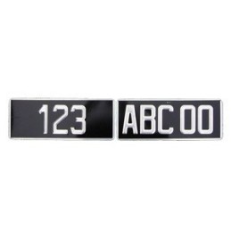 set de 2 demi-plaques...
