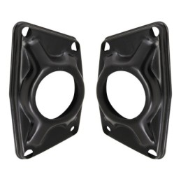 set de 2 couvercles noirs...