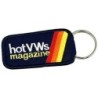 porte-clés "HOT VW's" en tissu brodé