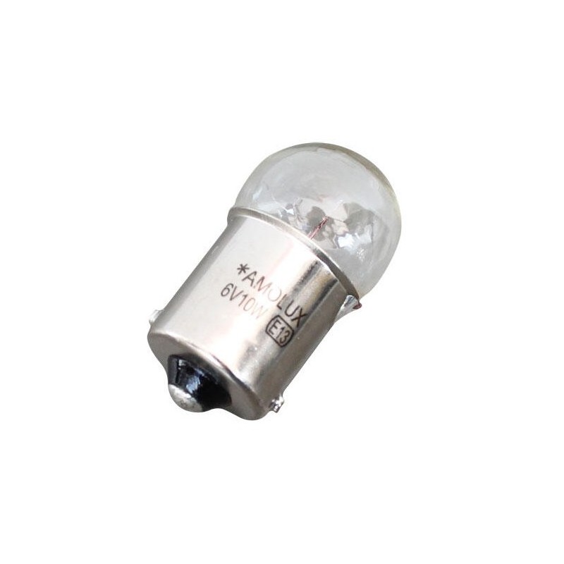 ampoule graisseur simple filament 6V/10W culot type BA15S