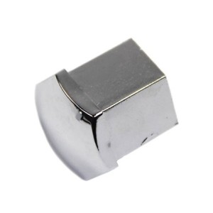 cache-écrou de roue en plastique chromé (tête hexagonale 19mm)