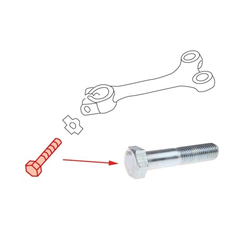vis M12x45 pour fixation du bras pitman