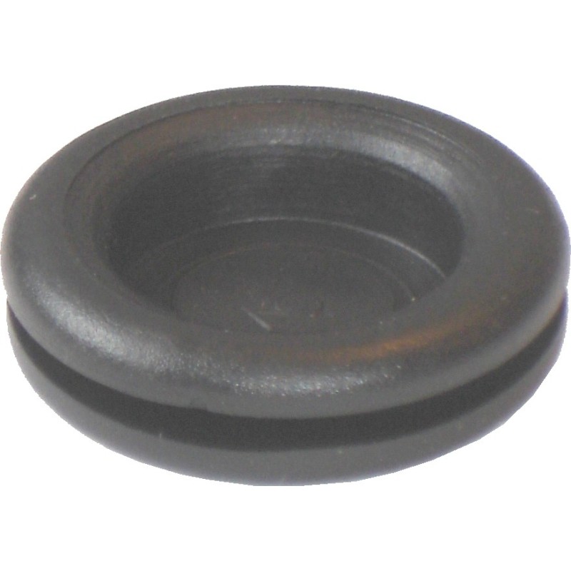 passe-fil obturé à percer jusqu’à diam 16mm intérieur (diam ext 25,5mm pour trou de 19mm)