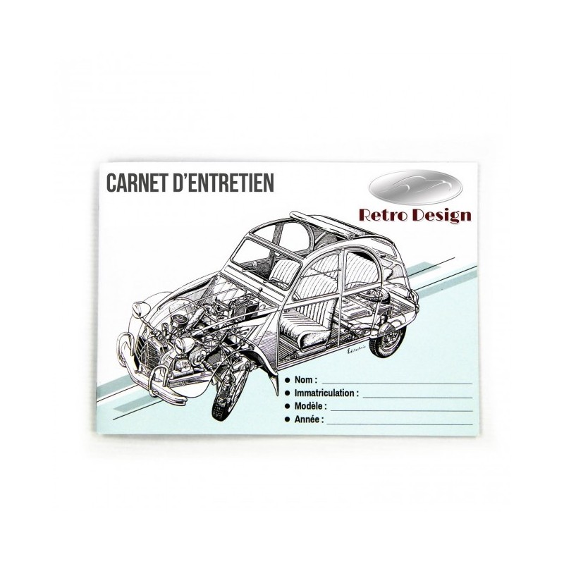 carnet d'entretien 2CV