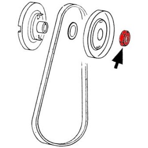 écrou de poulie de dynamo...