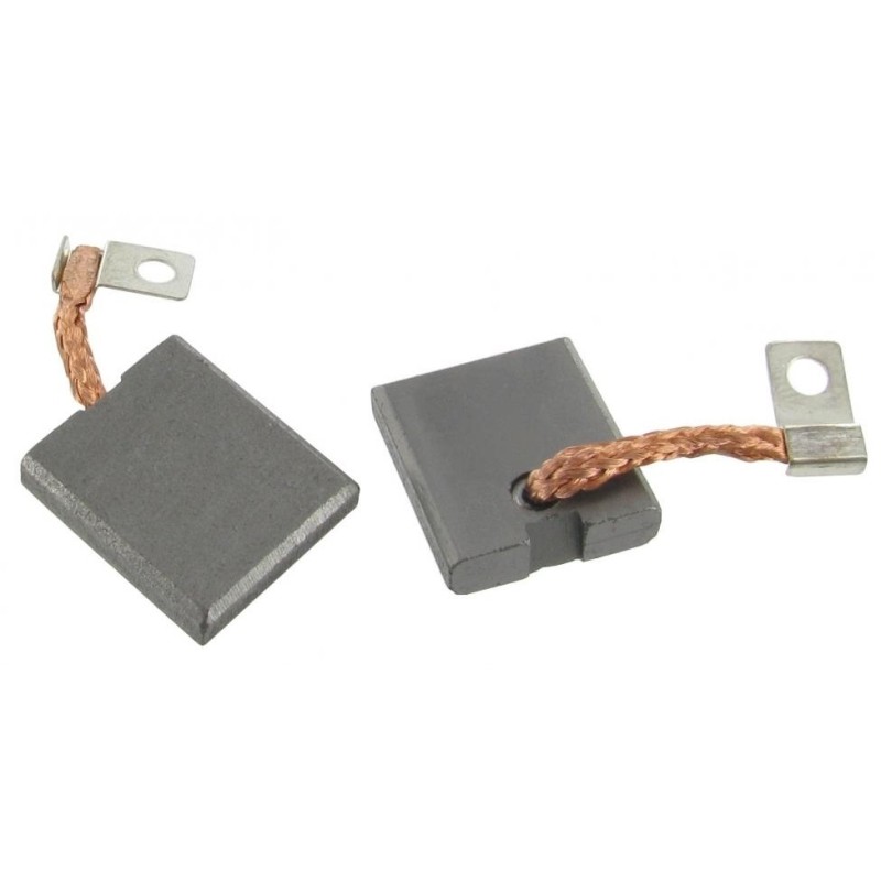 set de 2 charbons de dynamo 12 Volts (et 6 Volts diam 105mm)