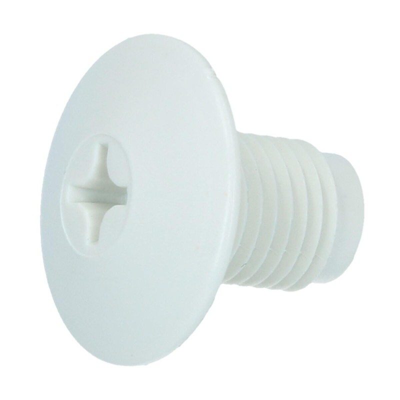 vis cache trou de fixation de ceinture blanche