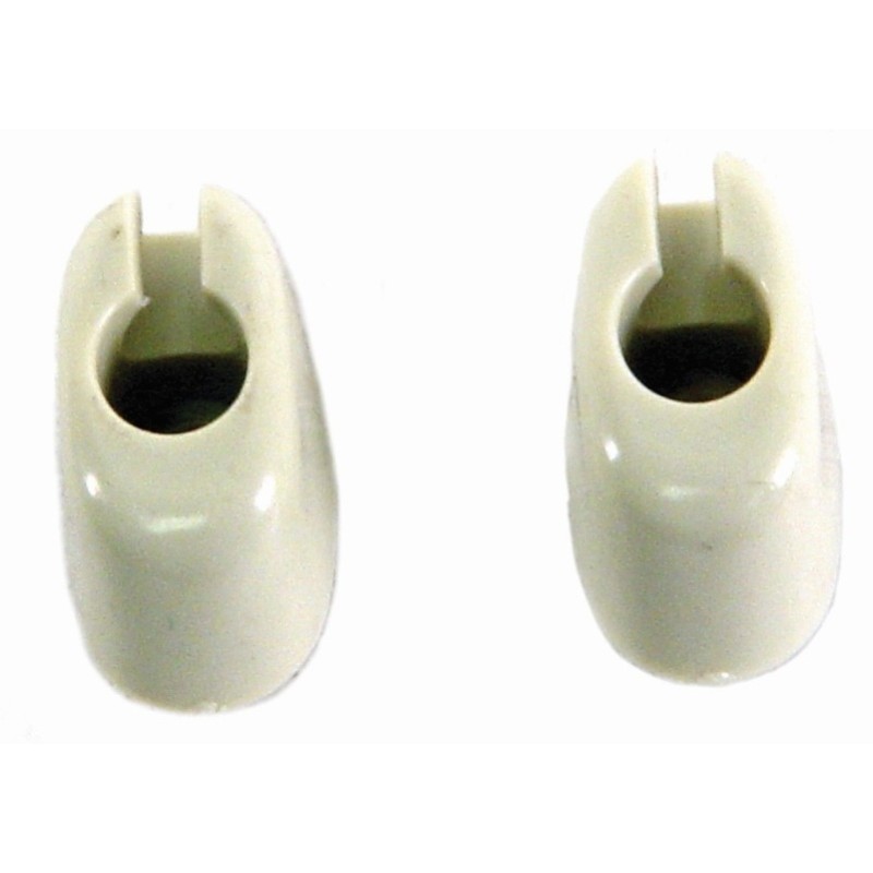 set de 2 supports de pare-soleil blancs 65-67