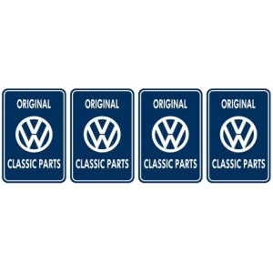 set de 4 autocollants de vitre arrière Original Classic Parts (47x32mm)