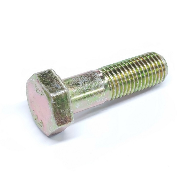 vis TH DIN 960 10.9 en acier zingué jaune M12x1,5x40