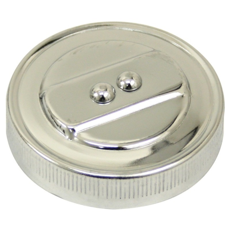 bouchon d’huile chromé plat pour remplissage origine