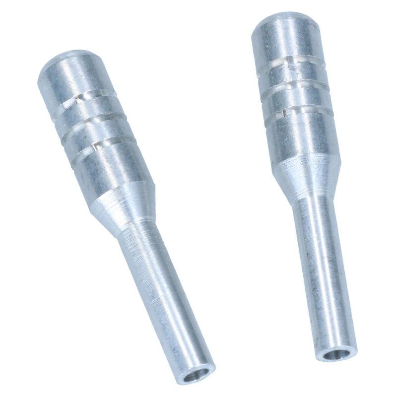 set de 2 loquets de porte aluminium 8/66-