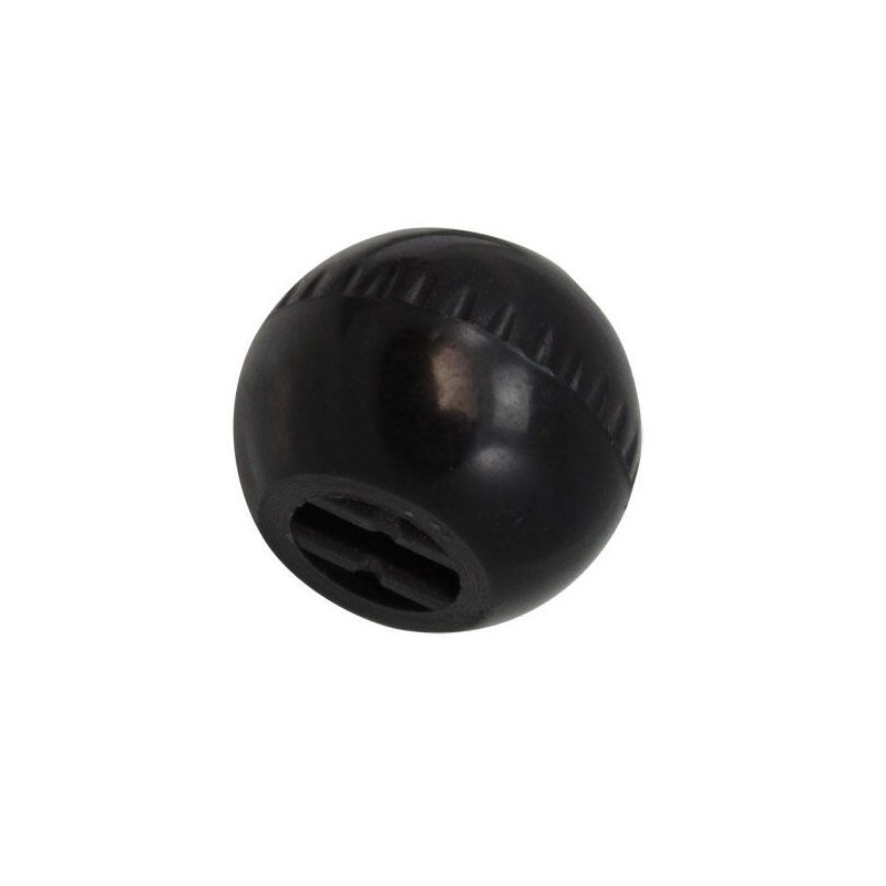 bouton de commande de chauffage 8/64-7/71 noir
