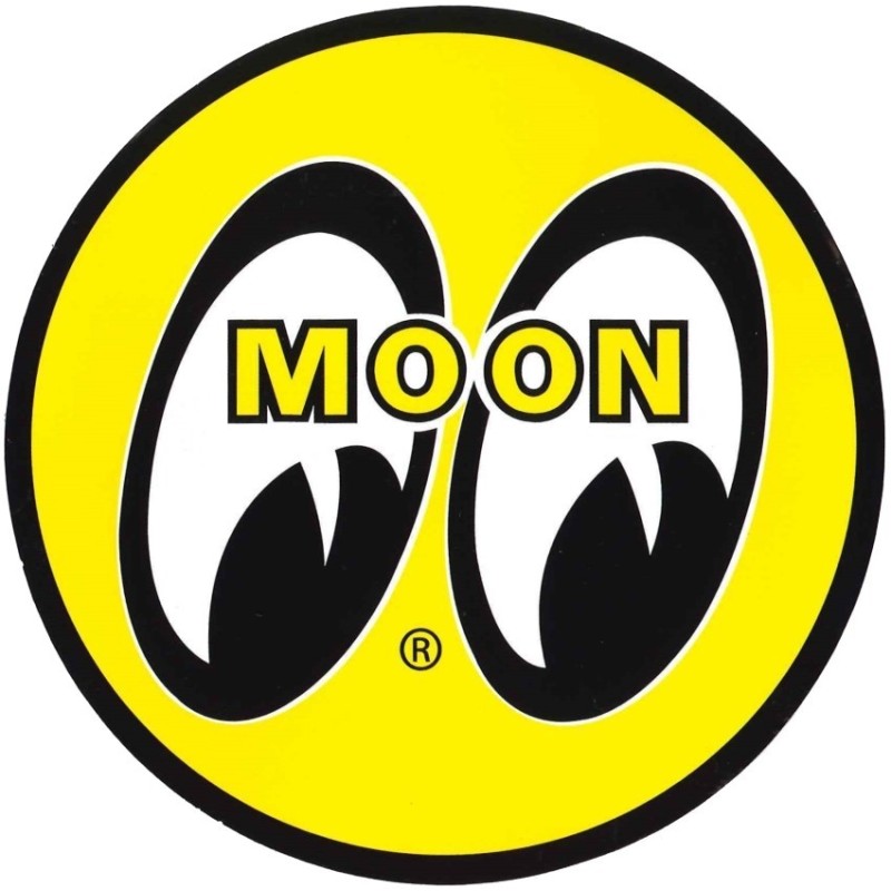 autocollant "MOON EYES" diamètre 76mm