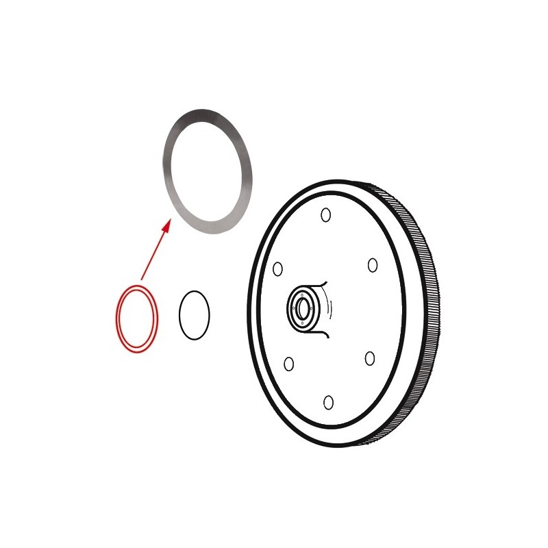 câle de jeu axial épaisseur 0,32mm pour moteur 8/60-3/66