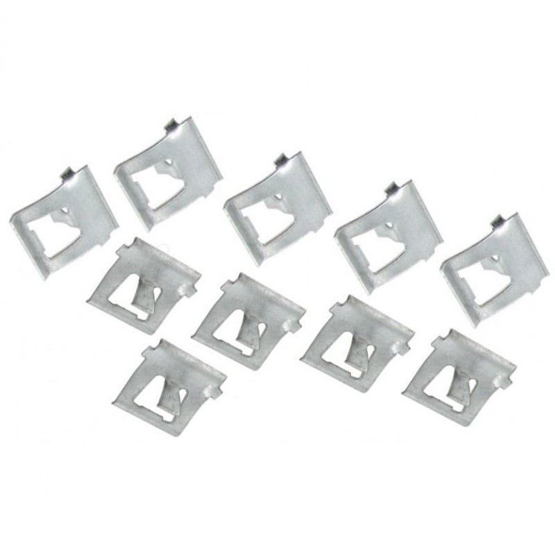 set de 10 clips de baguettes de marchepieds 33 mm