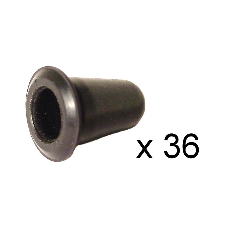 set de 36 caoutchoucs d'agrafe métallique