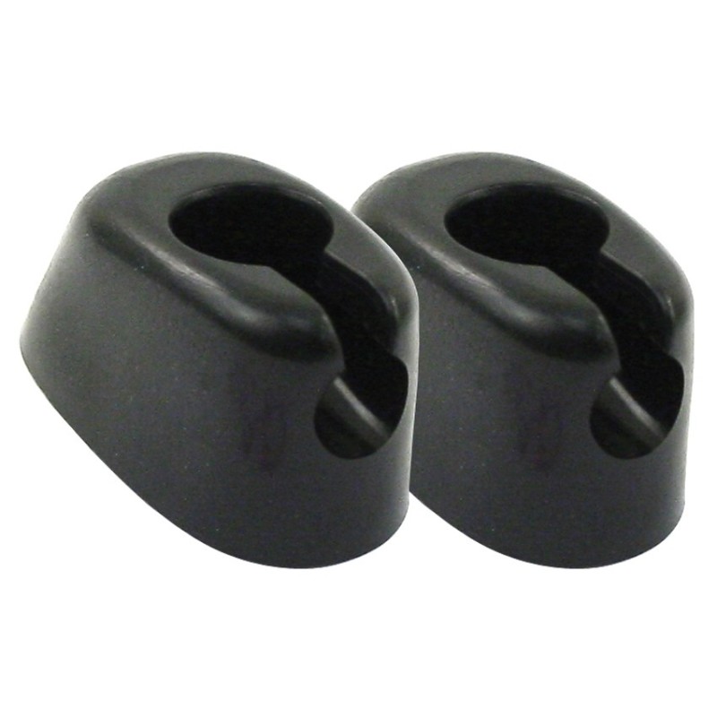 set de 2 supports de pare-soleil noir 8/64-7/67