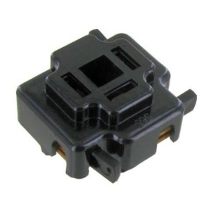 connecteur 3 fiches en bakélite pour phare avant (fils d'alimentation à clipser)