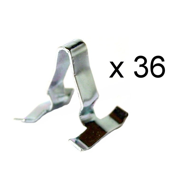 set de 36 agrafes métalliques pour baguettes  -7/66