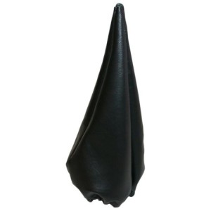 Soufflet de levier de vitesse en vinyl noir pour Golf 2