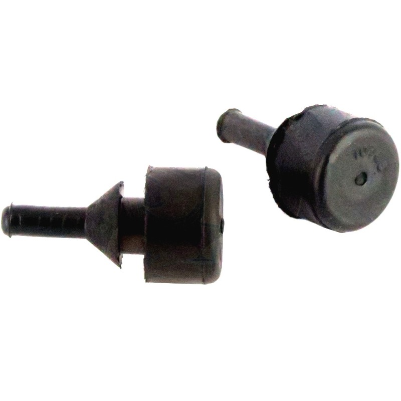 butées de caoutchouc d'arrêt de trappe à essence, forme d'origine 8/1966-7/1973 (la paire) Wolfsburg West