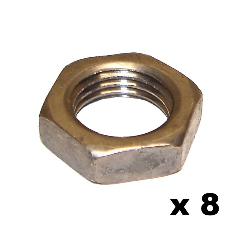 set de 8 écrous de vis de réglage de culbuteurs en 10mm T4