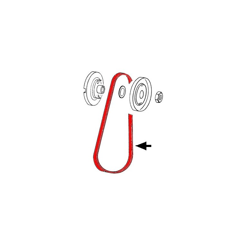 courroie de dynamo 9,5 x 905mm Qualité Supérieure