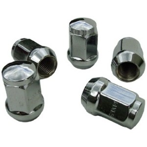 set de 5 écrous chromés à...