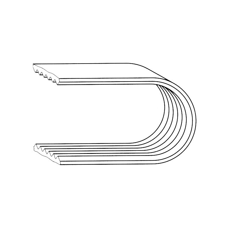 courroie de génératrice 21.36x975mm POUR G3 années : 8/92-12...