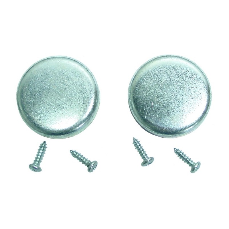 set de 2 caches trous chromés de sortie d’air turbine