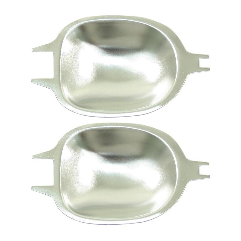 set de 2 coquilles de poignée porte 8/69-