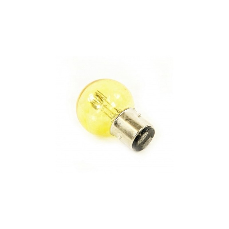 ampoule code europe 6v jaune 45/40w culot CE 3 picots pour anciennes remplace la ref D6324