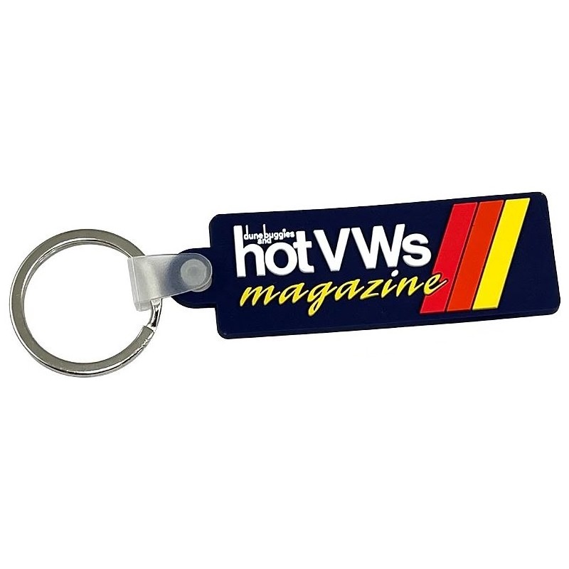 porte-clés "HOT VW's" en PVC effet 3D