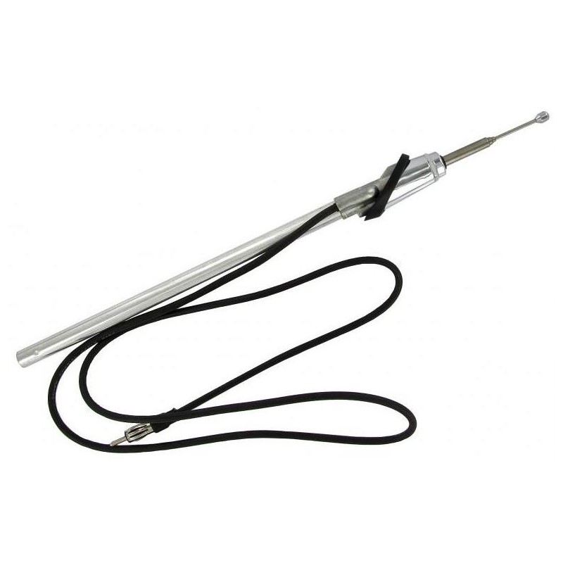 antenne rétractable 970mm pied chromé 8/66-