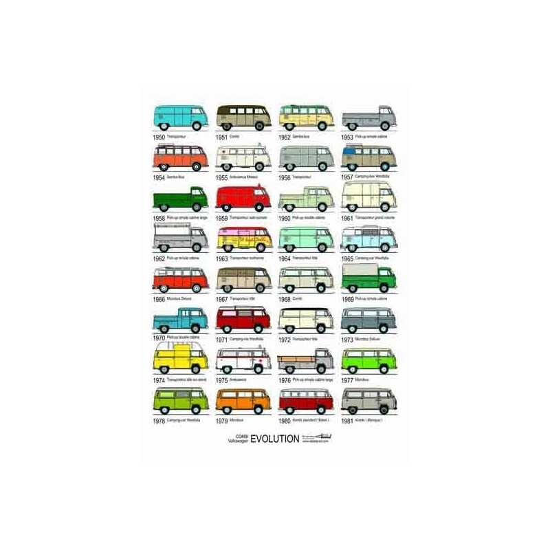 poster Combi Evolution (700x500mm)