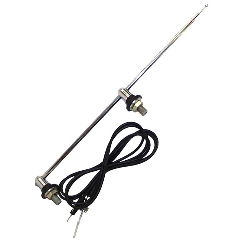 antenne 2 points d'attache 1150mm pieds chromés