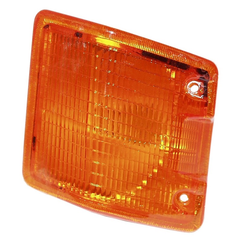 vitre de clignotant avant gauche orange