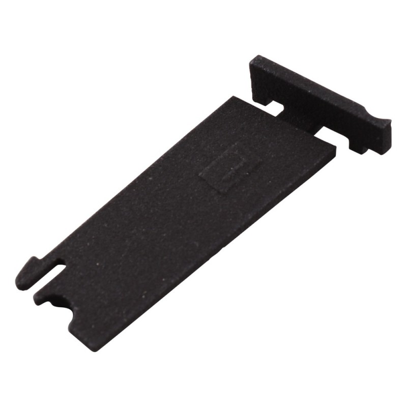 plaque-palier gauche de verrouillage de volet dans le caisson de ventilation et de chauffage T25