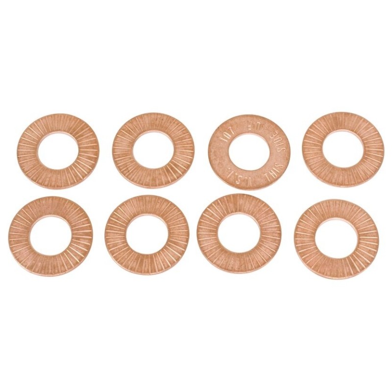 set de 8 rondelles sous ressorts de soupapes doubles 0,060
