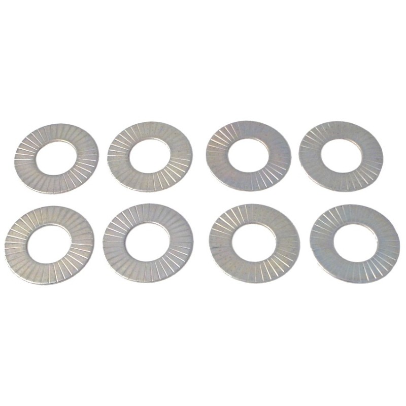 set de 8 rondelles sous ressorts de soupapes doubles 0,030