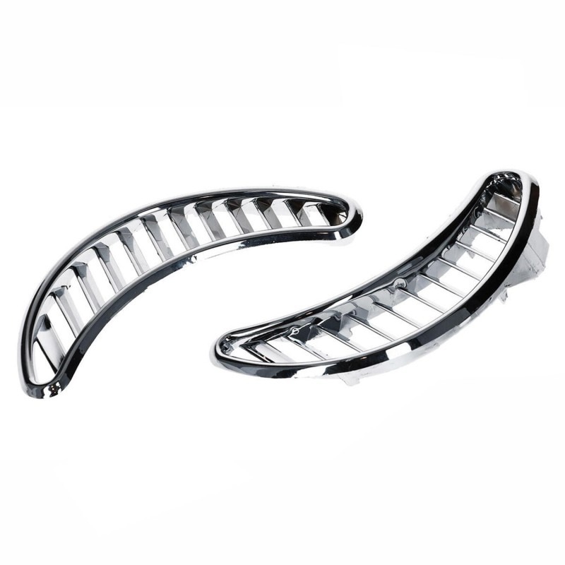 set de 2 couvres aérations latérales chromées 8/72-
