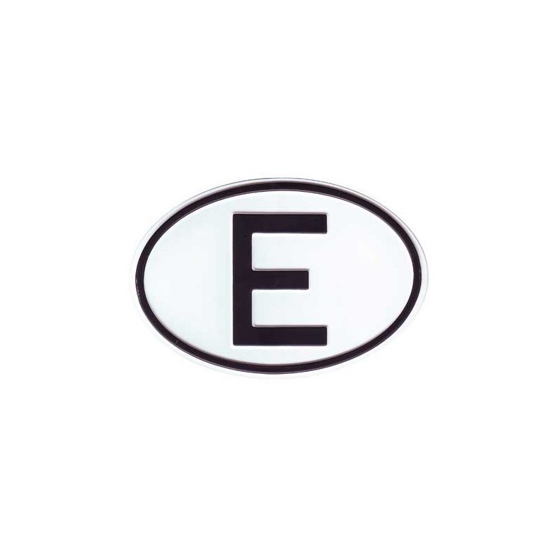 plaque 'E'