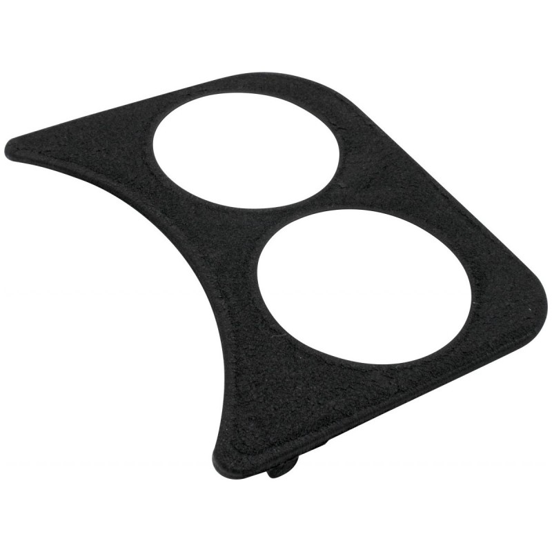 couvre tableau de bord noir droit 2 trous