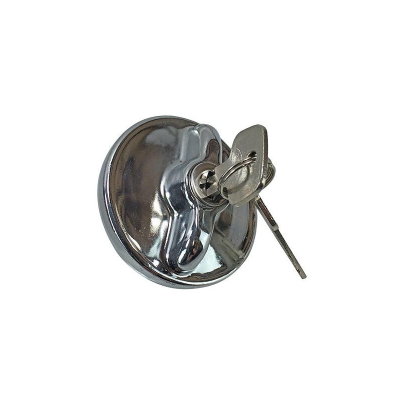 bouchon de réservoir 1/4 tour à clef  8/67- 7/71 en métal