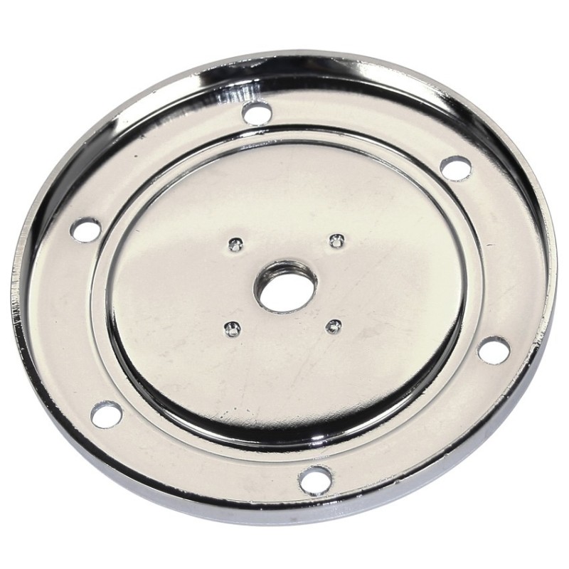 plaque de vidange chromée (vendu sans boulon de vidange)