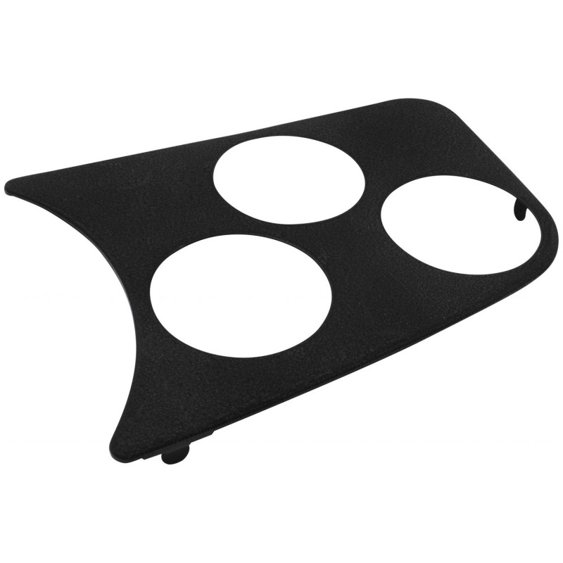 couvre tableau de bord noir gauche 3 trous