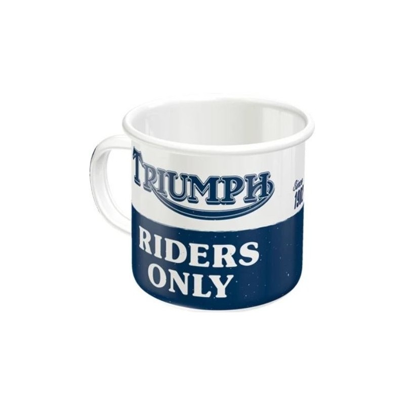 mug en tôle émaillée Triumph-Riders Only