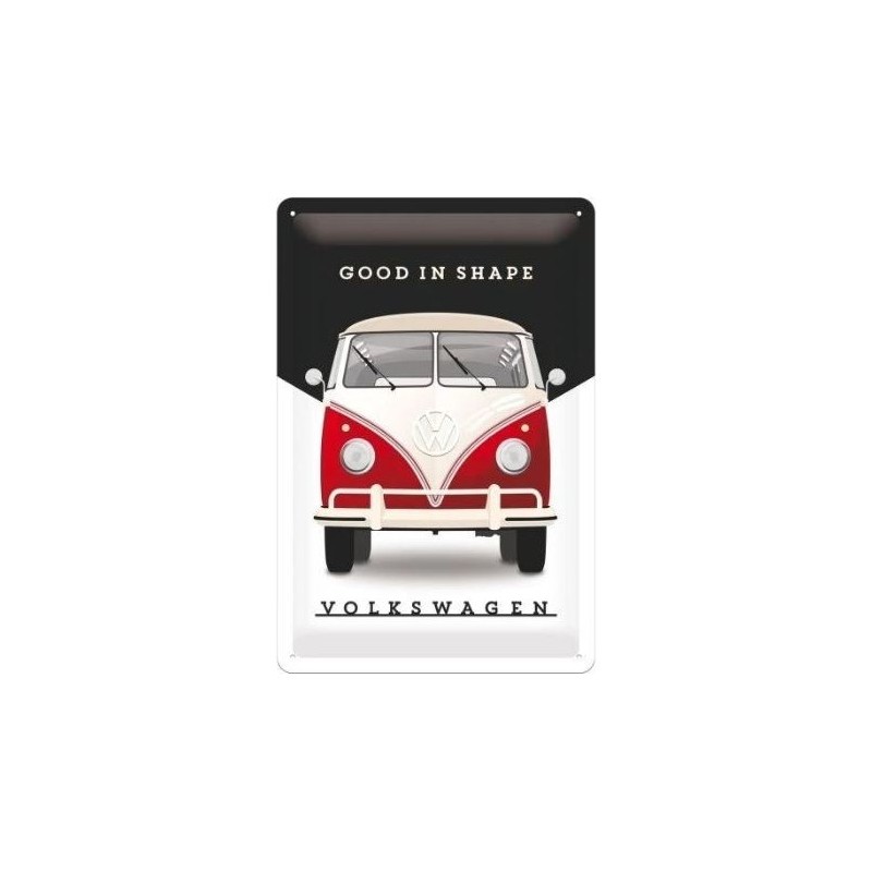 tôle peinte emboutie 20x30cm VW Good Shape